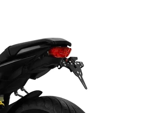 ZIEGER Kennzeichenhalter Pro für Honda CB 650 R & CBR 650 R - Hochwertiger Kennzeichenhalter für Honda CB 650 R und CBR 650 R (BJ 2019-20), langlebig und wetterfest. Verstellbarer Neigungswinkel und einfache Montage ohne Verkleidungsänderung.