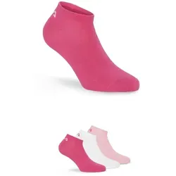 Fila Socken UNISEX INVISIBLE PLAIN SOCKS (3-Paar) mit eingestricktem Logo an der Ferse