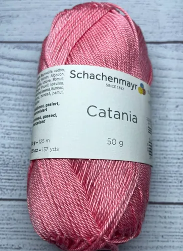 Produktbild 50g Catania Wolle Schachenmayr Dahlie Altrosa 409 100%Baumwolle 125m Lauflänge