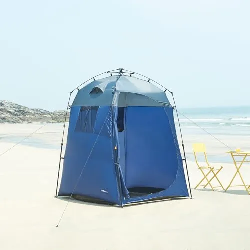 pro.tec Duschzelt Ayas - Tragbares Pop-Up Zelt - Zelt für Camping und Outdoor, vielseitig als Umkleidekabine und Toilette nutzbar, mit schnellem Auf- und Abbau