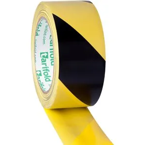 Tarifold Bodenmarkierungsband 197747, gelb/schwarz, 50mm x 33m