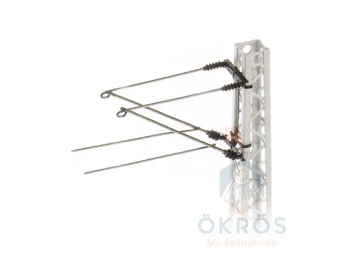 Neu - H0 Sommerfeldt 156 Doppelausleger zum Anklemmen, DB