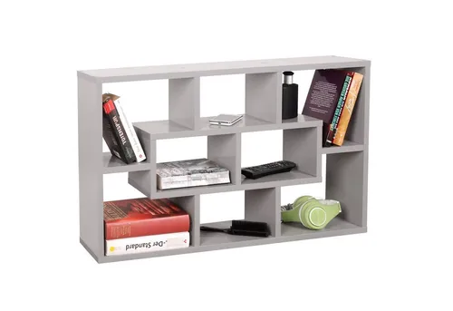 RICOO Schweberegal WM050-PL - Modernes Wandregal 85x48 cm - Schweberegale für vielseitige Nutzung: Ideal als Bücherregal oder Dekorationsfläche, belastbar bis 7kg und in modernem Design für jeden Raum.
