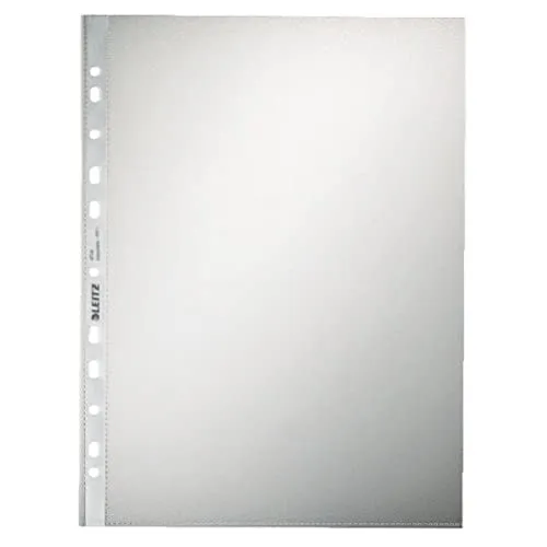 LEITZ Prospekthülle PP A4 genarbt 4704-00-00 von Leitz