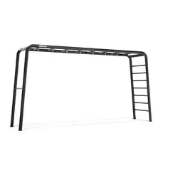 BERG PlayBase Extra Large Klettergerüst mit Schaukelgestell - Multifunktionales Schaukelsystem für Sport, Spiel und Entspannung. Wetterfester Stahlrahmen mit bis zu 13 Jahren Garantie – ideal für jeden Garten!