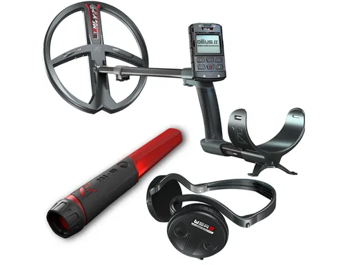 XP Metalldetektor DEUS 2 II 34 FMF RC WS6 Komplettset schwarz - Vielseitiger Metalldetektor im Komplettset, ideal für Hobby-Entdecker. Hohe Empfindlichkeit und einfache Bedienung sorgen für erfolgreiche Sucherlebnisse.