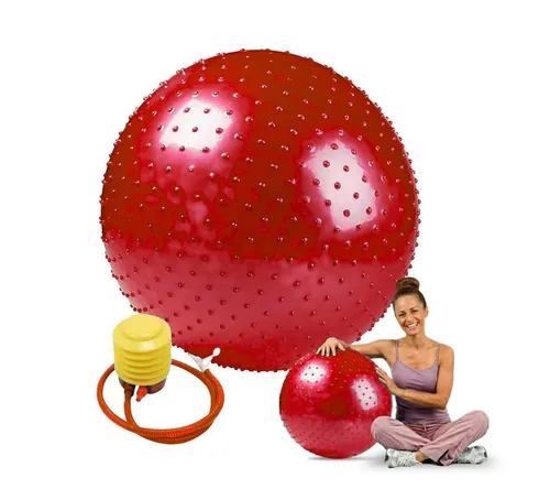 Endless Yogaball Gymnastikball groß, PVC Fitnessball mit Luftpumpe, platzsicher (Sowohl für Männer als auch für Frauen, Sowohl für Männer als auch für Frauen), Balance Ball Stuhl für Fitness Workout Stabilität Pilates