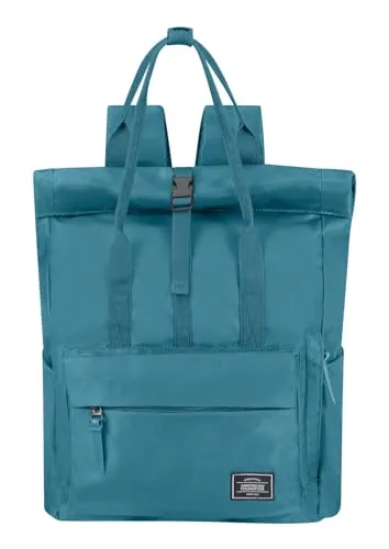 American Tourister Urban Groove Tote Backpack 43 cm - Breeze Blue - Daypacks – moderner, robuster Rucksack mit gepolstertem Laptopfach für Geräte bis 38 cm, ideal für Freizeit, Job oder Uni.