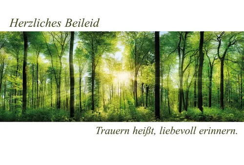 Trauer – Beileid