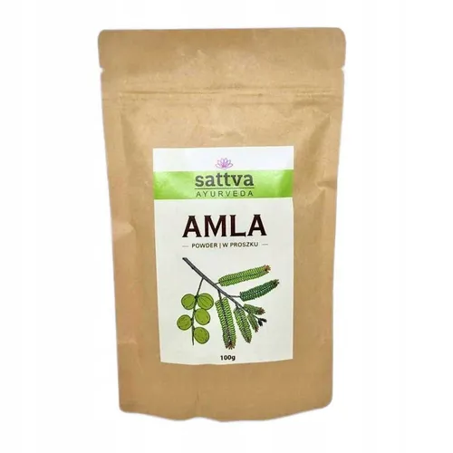 Sattva Powder zioła w proszku do włosów Amla 100g (W) (P1) Sattva 5903794180772