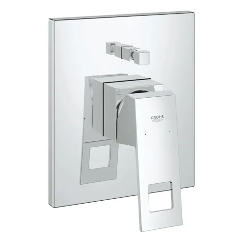 Grohe Eurocube Einhand Wannenbatterie Unterputz - Chrom - 19896000 - Elegante Armatur für die Badewanne, mit präziser Einhandbedienung und zeitlosem Design für ein modernes Badezimmer.