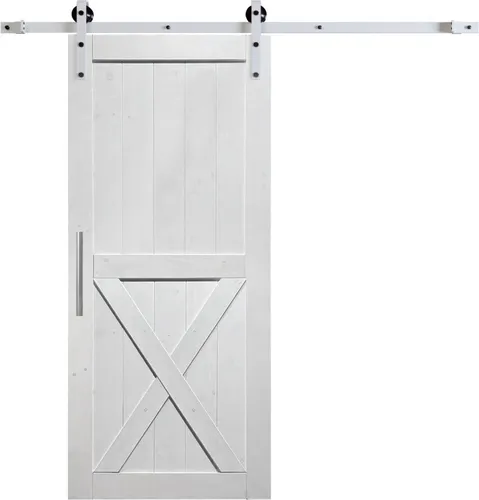 HOME DELUXE Schiebetür Holzschiebetür SHIVA in braun von Home Deluxe