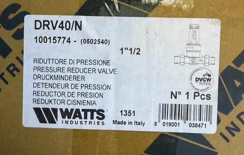 WATTS Druckminderer DRV40 1 1/2