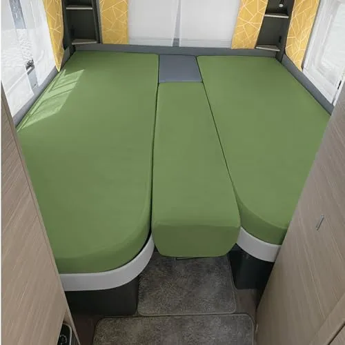 Erwin Müller Spannbettlaken 3er-Set für Wohnmobil Heckbett - Spannbettlaken aus hochwertigem Jersey, bügelfrei und mit Rundumgummi für perfekten Sitz. Ideal für Matratzen 70-85x190-210 cm, perfekt für Wohnmobile oder Wohnwagen.