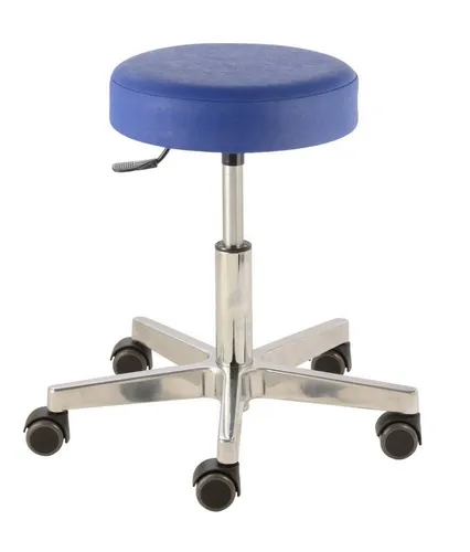 Prova Nova Arbeitshocker Roll- und Drehhocker Lille 4440, Sitzhöhe ca. 43 - 56 cm