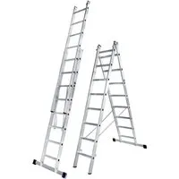 Iller Mehrzweckleiter Eurostars 2x12 Sprossen