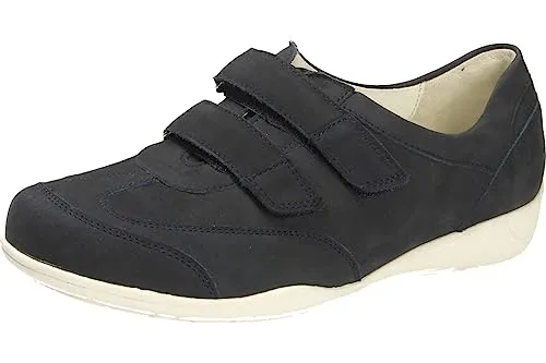 Waldläufer Damen Henni Ballerinas, Blau, 43 EU