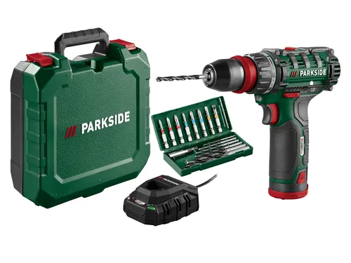 Produktbild PARKSIDE® 12 V Akku-Bohrschrauber »PBSA 12 F5« mit Akku und Ladegerät