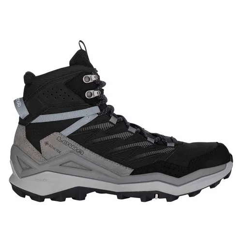 LOWA Damen Multifunktionsstiefel MADDOX PRO GTX MID Ws W - Wanderschuhe mit GORE-TEX-Membran für absolute Wasserdichtigkeit und hervorragenden Grip. Ideal für Abenteuerlustige, die Performance und Agilität am Berg suchen.