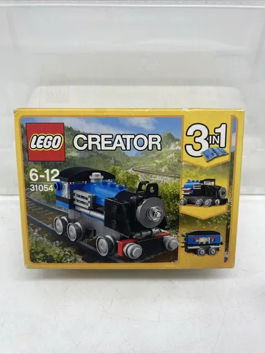 LEGO® Creator 31054 Blauer Schnellzug - LEGO Bausatz mit 71 Teilen, ideal für Kreativität und motorische Fähigkeiten von Kindern im Alter von 6-12 Jahren.