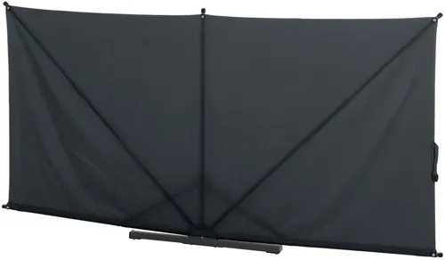 Sichtschutz Ben Polyester faltbar anthrazit 150 x 280 cm - Sonnensegel, faltbar und aus robustem Polyester für optimalen Sichtschutz im Garten oder auf der Terrasse.