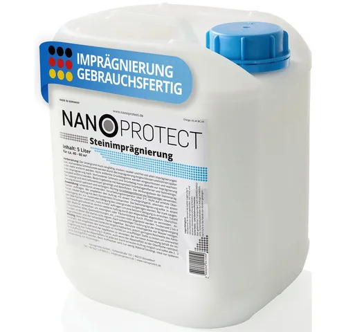 Nanoprotect Steinimprägnierung 5 L – Profi Qualität für optimale Oberflächenschutz