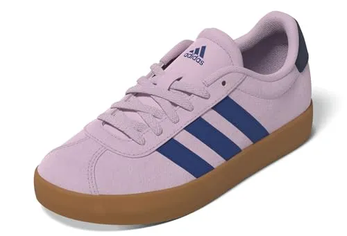Adidas Unisex Kinder VL Court 3.0 Shoes Kids, FTWR White/Team royal Blue/Clear pink, 38 2/3 EU