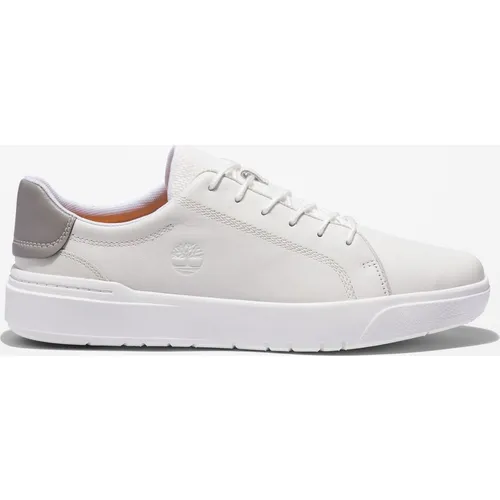 Timberland Mens Low Lace UP Sneaker blanc de blanc 7.5 - Herren Halbschuhe, ideal für Freizeit und Alltag, kombiniert Komfort mit einem stilvollen Design.