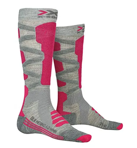 X-Socks X-Bionic X-Bionic Ski Silk 4.0 Socken G144 Grey Melange/Pink 41-42 X-Bionic Ski Silk 4.0 Socken G144 Grey Melange/Pink 41-42
