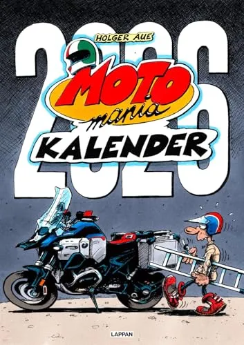 MOTOmania Kalender 2026: Großformat Kalender von Holger Aue - Kalender im Großformat, ideal für Motorradliebhaber und perfekt als Geschenk für Fans von Motorrädern.