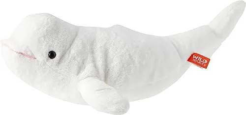Wild Republic Cuddlekins Mini Belugawal - Kuscheltiere aus hochwertigem, umweltschonendem Plüsch, 20 cm groß, ideal für alle Altersgruppen. Der Belugawal bietet Geborgenheit und fördert das Umweltbewusstsein.