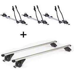 Fahrradträger Set SAGITTAR + Dachträger VDP KING2 für Audi A6 (4F/C6) Avant - Praktisches Set mit 3x Fahrradträger SAGITTAR und Dachträger KING1 für Audi A6 (4F/C6) Avant. Robuste und benutzerfreundliche Halterung für bis zu 3 Fahrräder, inklusive aller Befestigungsteile und Montageanleitung.