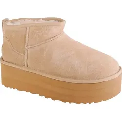 UGG Damen W Classic Ultra MINI Platform Boots, Sand, 41 EU