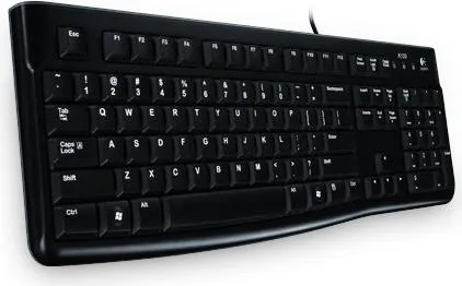 Logitech K120 Tastatur USB Bulgarisch schwarz