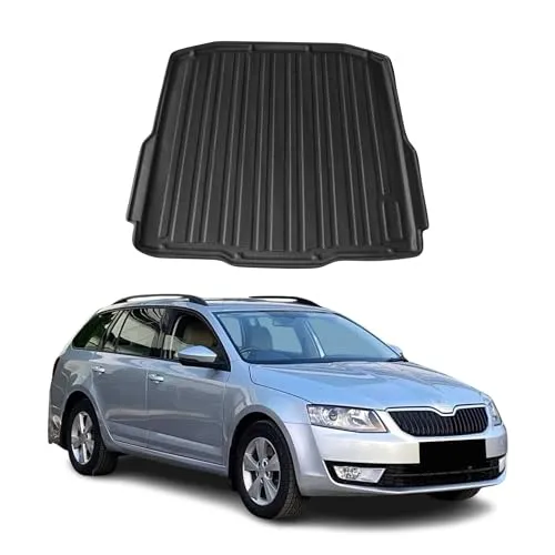 OMAC Kofferraumwanne für Skoda Octavia Kombi 2013-2019 - Hochwertige Kofferraumwanne aus Gummi TPE, passgenau für Skoda Octavia Kombi 2013-2019. Schützt den Laderaum vor Schmutz und Nässe, ideal für den täglichen Einsatz.