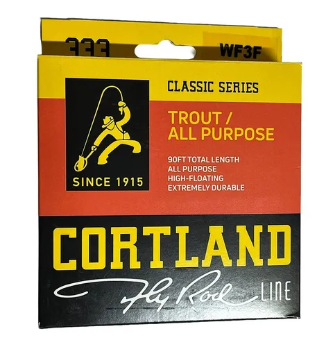 Produktbild TOP Qualitäts Fliegenschnur All Purpose Trout WF3F von Cortland USA