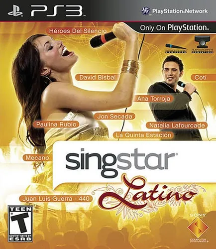 Playstation 3 SingStar Latino Import in gold von Sony