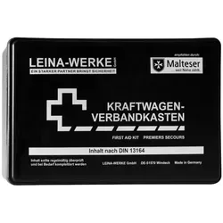 KFZ Verbandskasten nach DIN 13164 (schwarz) - Erste Hilfe Set nach DIN 13164, kompakt und ideal für jedes Fahrzeug, enthält alles für die schnelle Hilfe im Notfall.