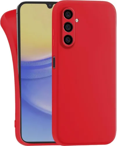 Hülle für Samsung Galaxy A54 5G - Handyhülle Cover aus Silikon Rot