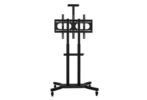 GOPLUS TV Ständer auf Rädern – Höhenverstellbarer TV Standfuß für 32-70 Zoll