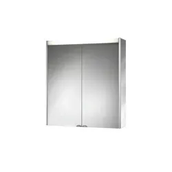 Spiegelschrank Lippesee - Eleganter Badspiegel mit 3 Glasböden - Hochwertiger Spiegelschrank Lippesee, Made in Germany, mit eloxiertem Aluminium und 3 verstellbaren Glasböden. Ideal für stilvolle Badezimmer.