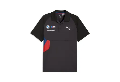 PUMA BMW M Motorsport Herren Pumatech Polo – Schwarz – Größe: L