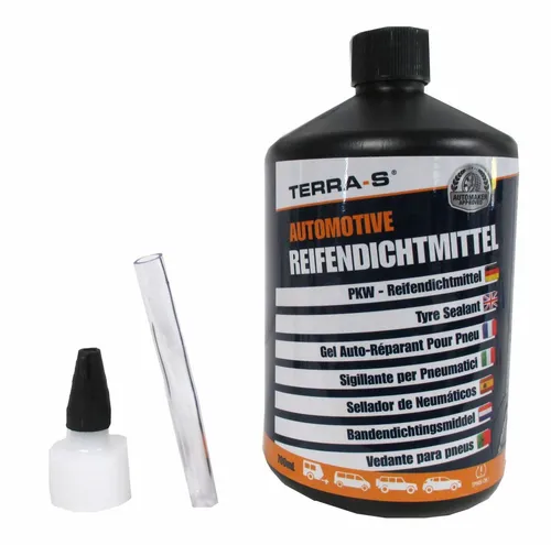 Terra S Nachfüllflasche 700ml Reifenpannenset STANDARD KIT SCHWARZ