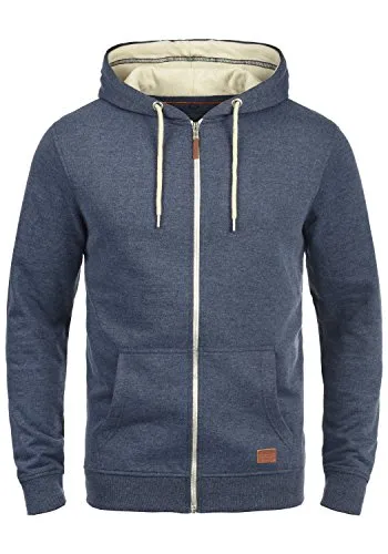 Blend BHHulker Herren Sweatjacke mit Kapuze - Kapuzenpullover für Herren, bequeme Baumwollmischung, ideal zum Relaxen oder Sport, nachhaltig produziert mit recycelten Materialien.