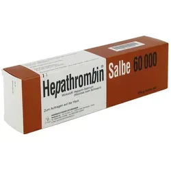Hepathrombin Salbe 60000 - Arzneimittel zur Linderung von Schwellungen bei Verletzungen und oberflächlicher Venenentzündung. Mit 60000 IE Heparin zur schnellen Unterstützung der Heilung.