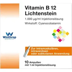 Produktbild Vitamin B12 1.000 ?g Lichtenstein Ampull 10X1 ml
