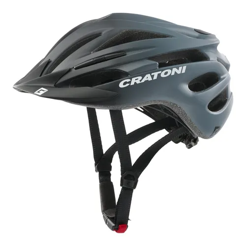 Cratoni Fahrradhelm Pacer Junior – Leicht und sicher - Fahrradhelme, sportlicher Allround-Helm mit integriertem Rücklicht und nur 230 Gramm Gewicht, ideal für junge Radfahrer.