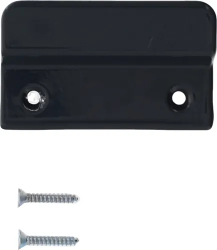 ToniTec Glasfalzgriff ohne Steg Balkontürgriff Ziehgriff Aluminium Anthrazit RAL7016