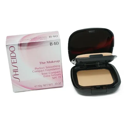 Shiseido The Makeup Perfect Smoothing Foundation B40 Natural Fair Beige 10g