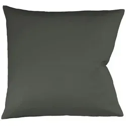 fleuresse Kissenbezug Jersey 40 x cm Grau Anthrazit in grau von fleuresse